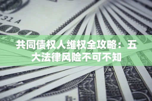 北京共同债权人维权全攻略：五大法律风险不可不知