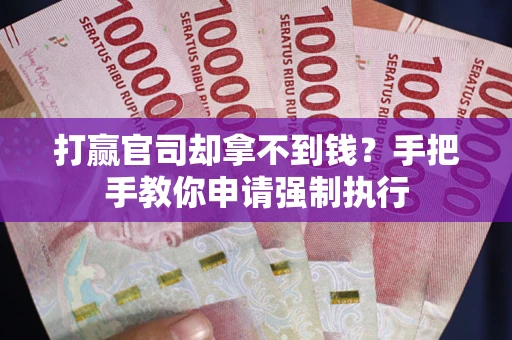 北京打赢官司却拿不到钱？手把手教你申请强制执行