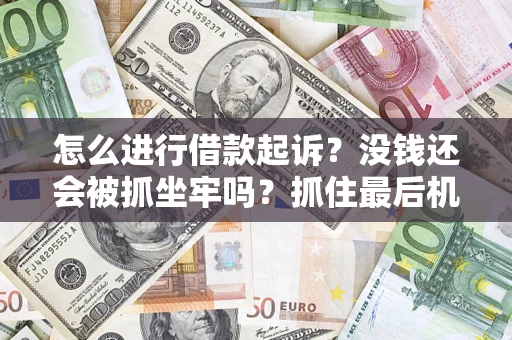 北京怎么进行借款起诉？没钱还会被抓坐牢吗？抓住最后机会！