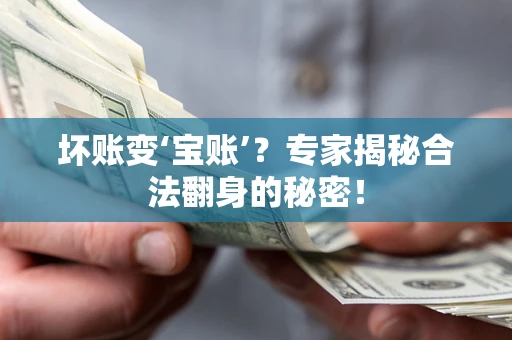 北京坏账变‘宝账’？专家揭秘合法翻身的秘密！