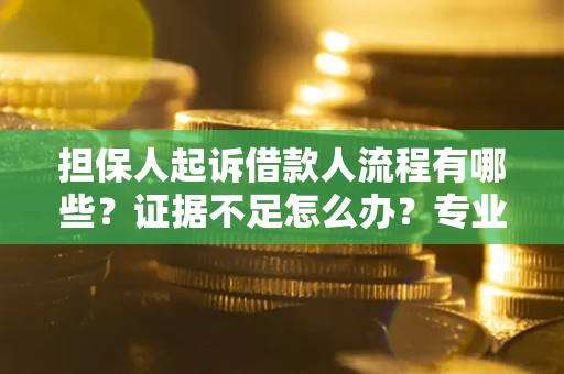 北京担保人起诉借款人流程有哪些？证据不足怎么办？专业律师解答