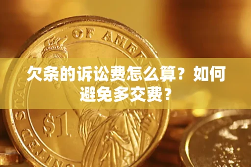 北京欠条的诉讼费怎么算？如何避免多交费？