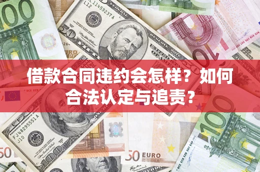 北京借款合同违约会怎样？如何合法认定与追责？