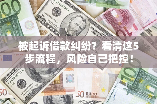 北京被起诉借款纠纷？看清这5步流程，风险自己把控！