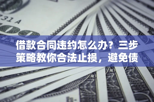 北京借款合同违约怎么办？三步策略教你合法止损，避免债务危机升级