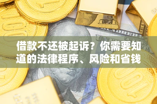 北京借款不还被起诉？你需要知道的法律程序、风险和省钱技巧
